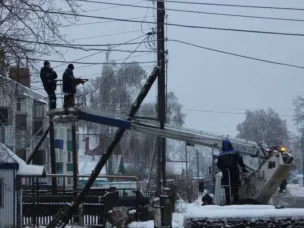 Непогода нарушила электроснабжение