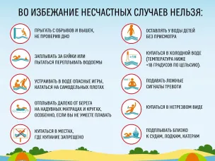 Безопасность на водоемах в летний период